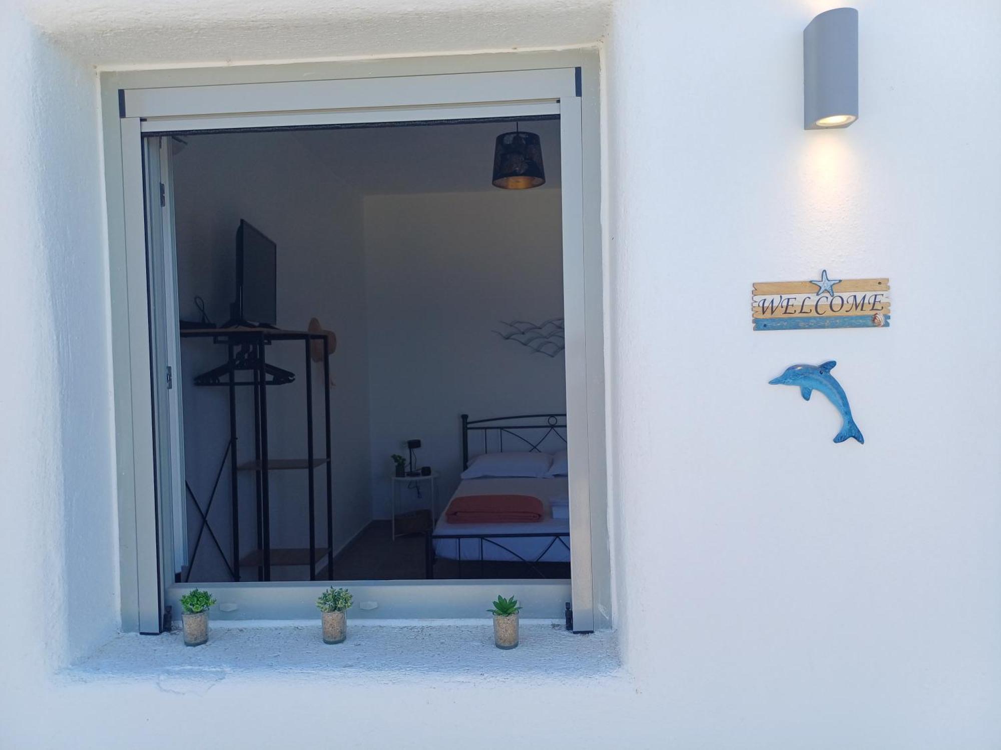 דירות אויה 'Nektarios' Cycladic House With Sunrise And Sea View!! מראה חיצוני תמונה