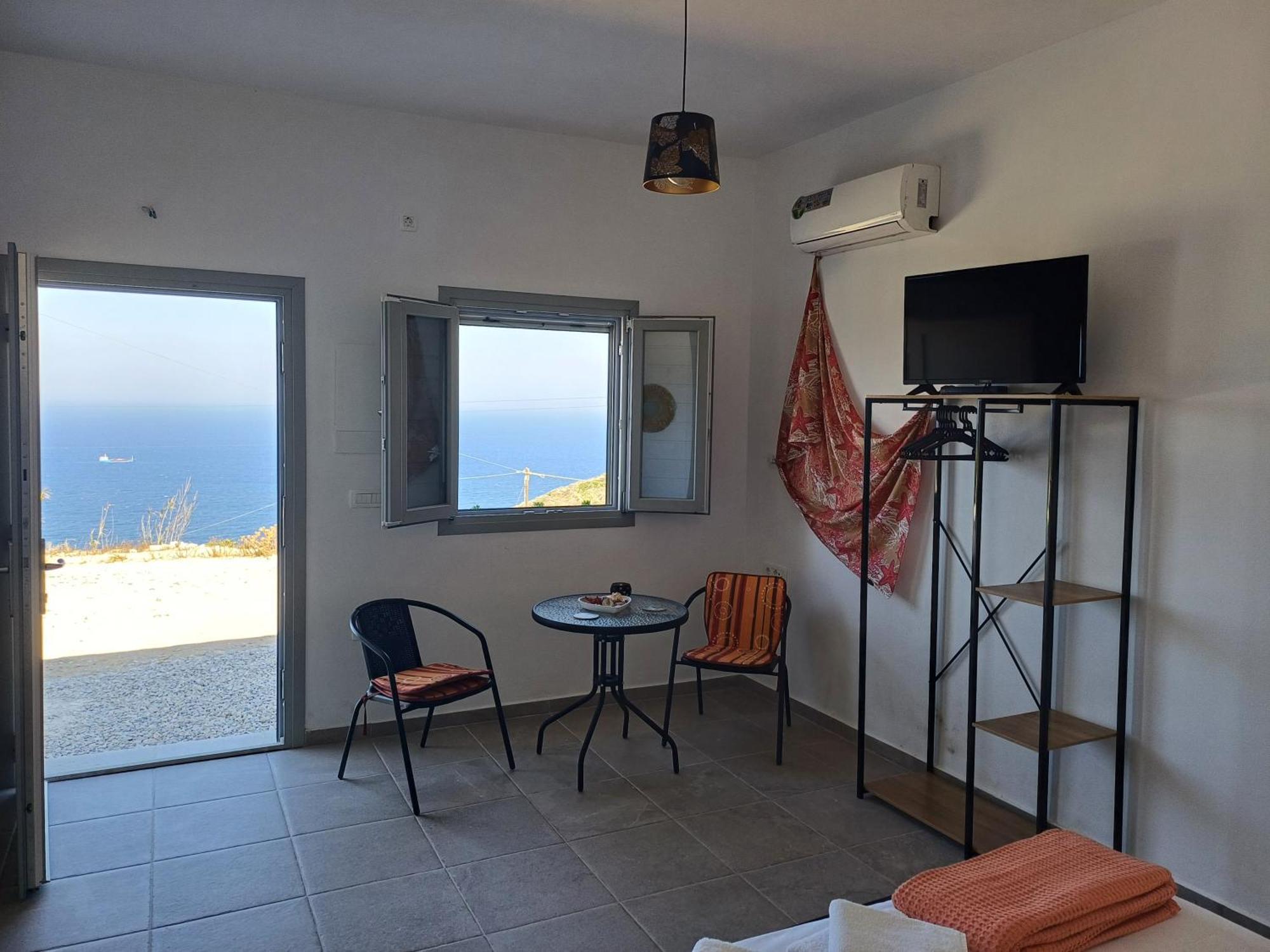 דירות אויה 'Nektarios' Cycladic House With Sunrise And Sea View!! מראה חיצוני תמונה