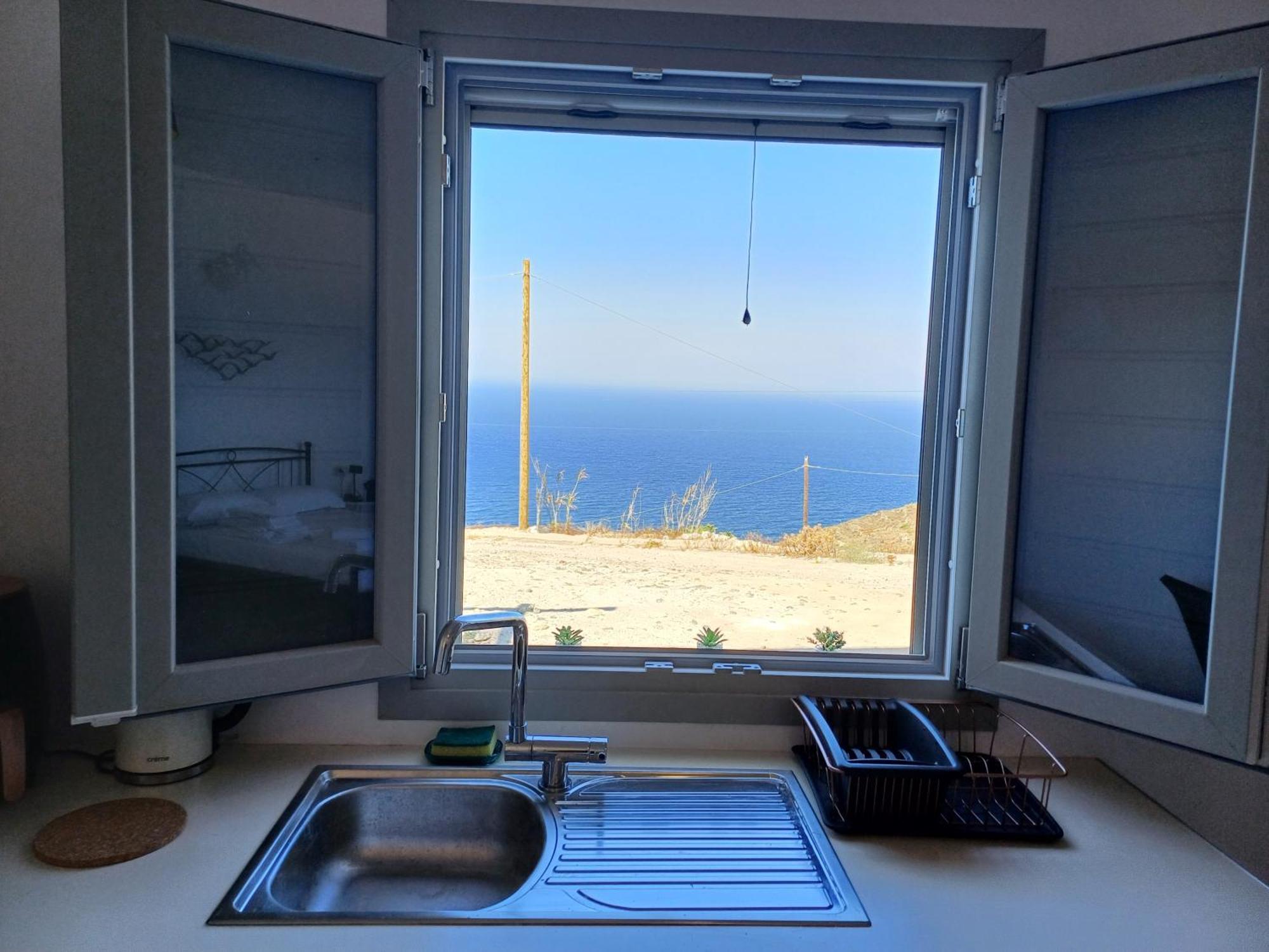 דירות אויה 'Nektarios' Cycladic House With Sunrise And Sea View!! מראה חיצוני תמונה